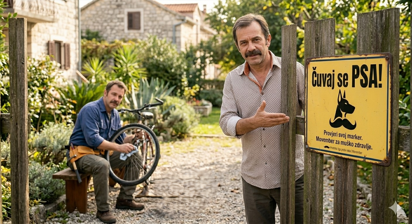 Pločica upozorenja Čuvaj se PSA